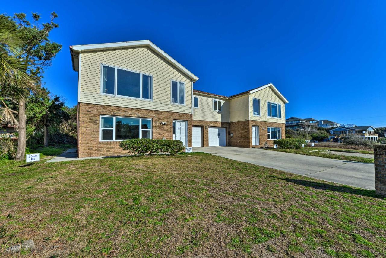 West Of The Moon Ocean Apt With Beach Access! Emerald Isle Luaran gambar