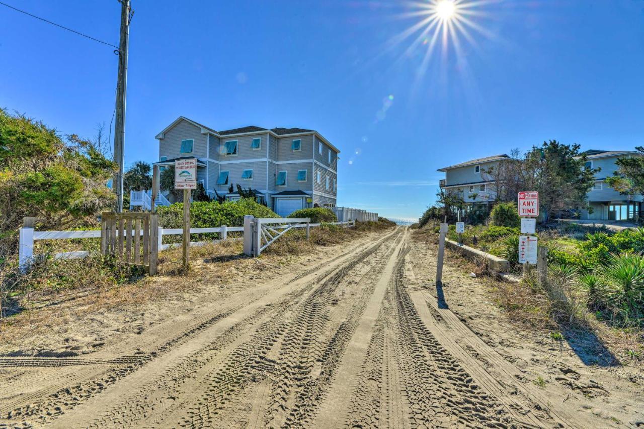 West Of The Moon Ocean Apt With Beach Access! Emerald Isle Luaran gambar